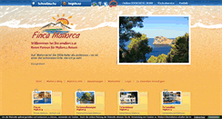 Desktop Screenshot of fincamallorca.at